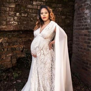 Maternity Wedding Gown/ Photoshoot Gown